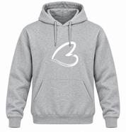  this SHEIN women’s grey graphic hoodie in UK size XL. Soft casual pullover with drawstring hood, kangaroo pocket and stylish white front detail.