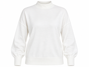 St Michael Women’s White High Neck Jumper in UK Size XL. Comfortable relaxed-fit long sleeve sweater, ideal for casual and winter wear.