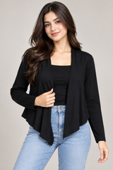The Collection Debenhams Women Black Waterfall Cardigan