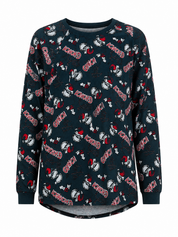  The Grinch girls' Christmas printed long sleeve top in UK size 12-14 years. Fun festive design, comfortable fit and perfect for casual winter outfits.