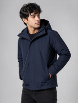 Trespass Men’s Navy Hooded Waterproof Jacket
