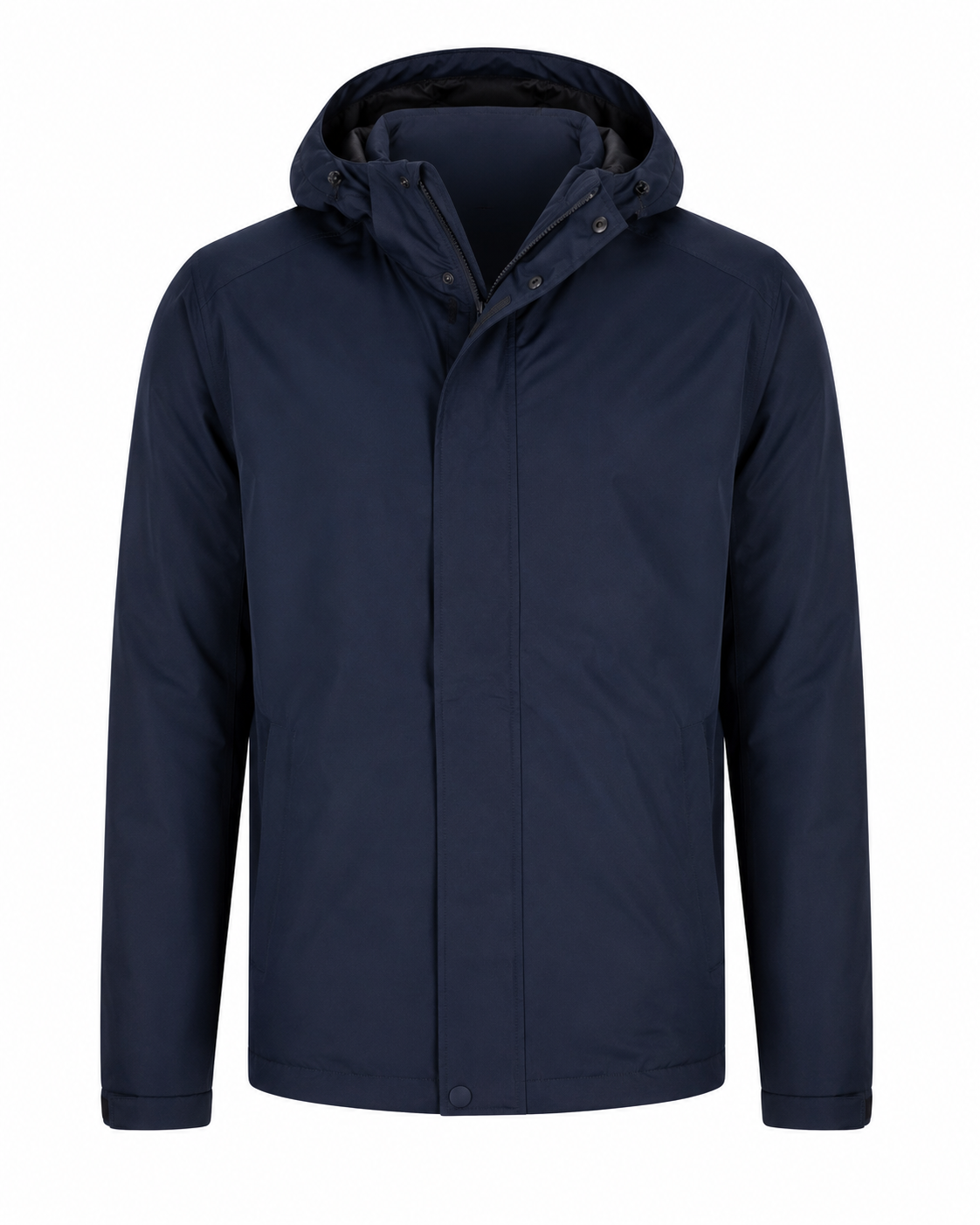  Trespass men’s navy hooded jacket in UK size 12. Stylish and practical outdoor jacket with hood, long sleeves and versatile everyday design.
