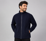 TU Mens Navy Full-Zip Fleece Jacket