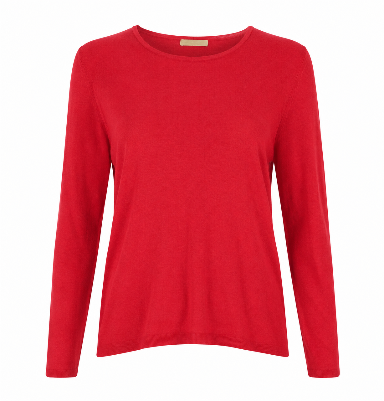 TU red long sleeve crew neck sweater in UK Size 16. A versatile and comfortable women's sweater, perfect for casual and everyday styling.