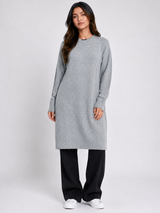 VERO MODA Grey Knit Sweater Dress