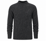  Vero Moda women's charcoal marled mock-neck sweater in UK size L. Stylish textured knit, long sleeves and versatile everyday comfort.
