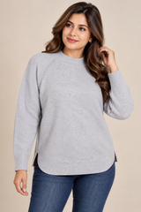 Warehouse Women Light Grey Knit Sweater